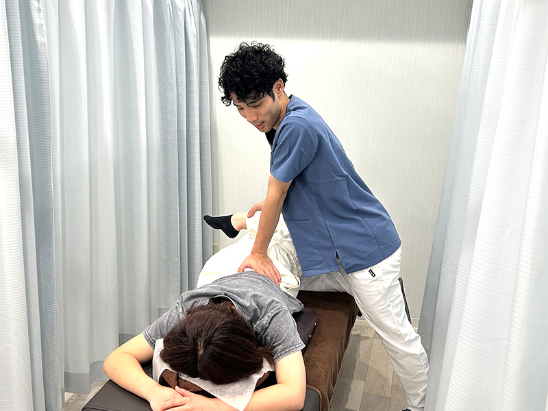 施術の様子