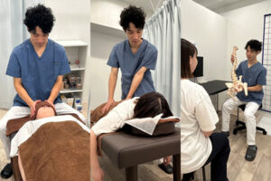 クリア整骨院施術の様子