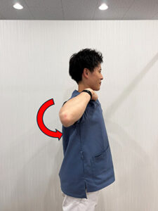 肩甲骨回しストレッチ